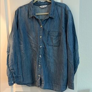 Old Navy Blue Button Down Shirt